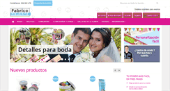 Desktop Screenshot of fabricadelasuerte.es